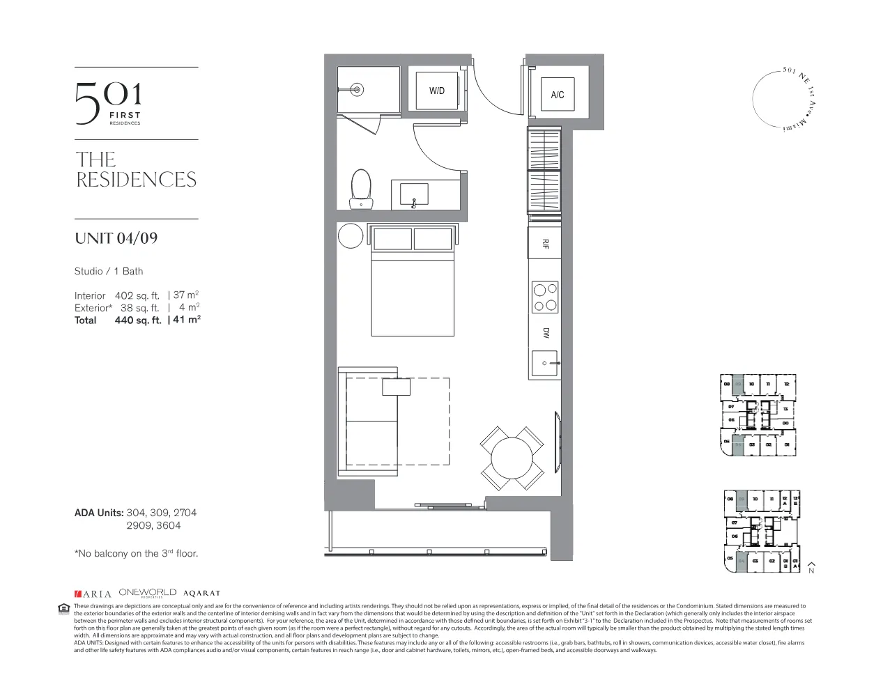 Planta 7 do 501 First Residences