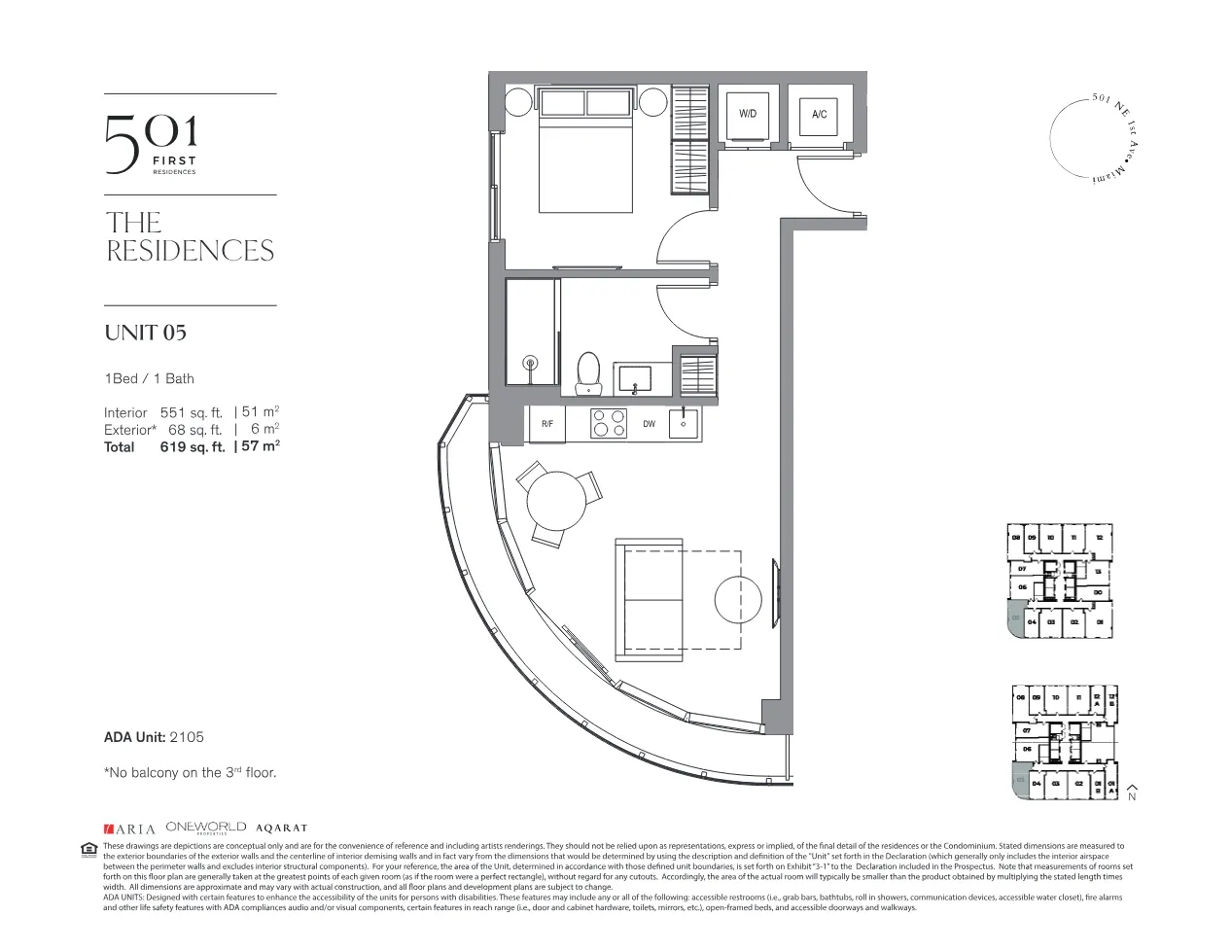 Planta 8 do 501 First Residences