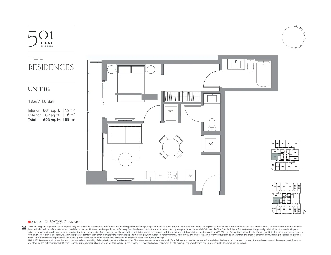 Planta 9 do 501 First Residences