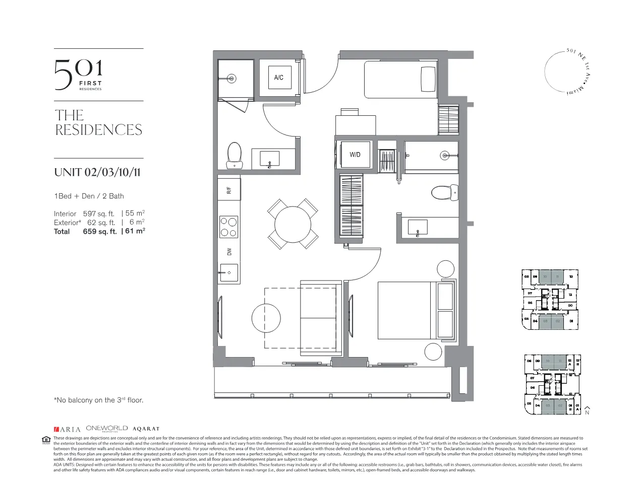 Planta 13 do 501 First Residences