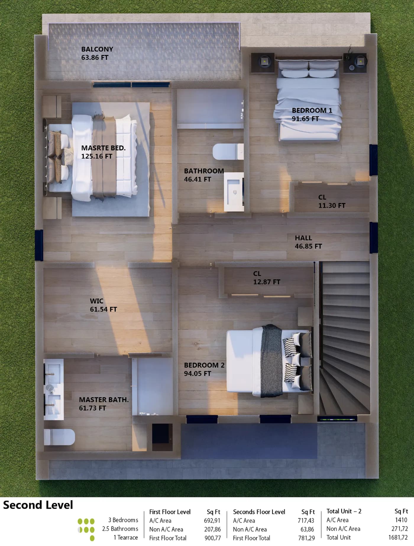 Planta 4 do Almeria Villas