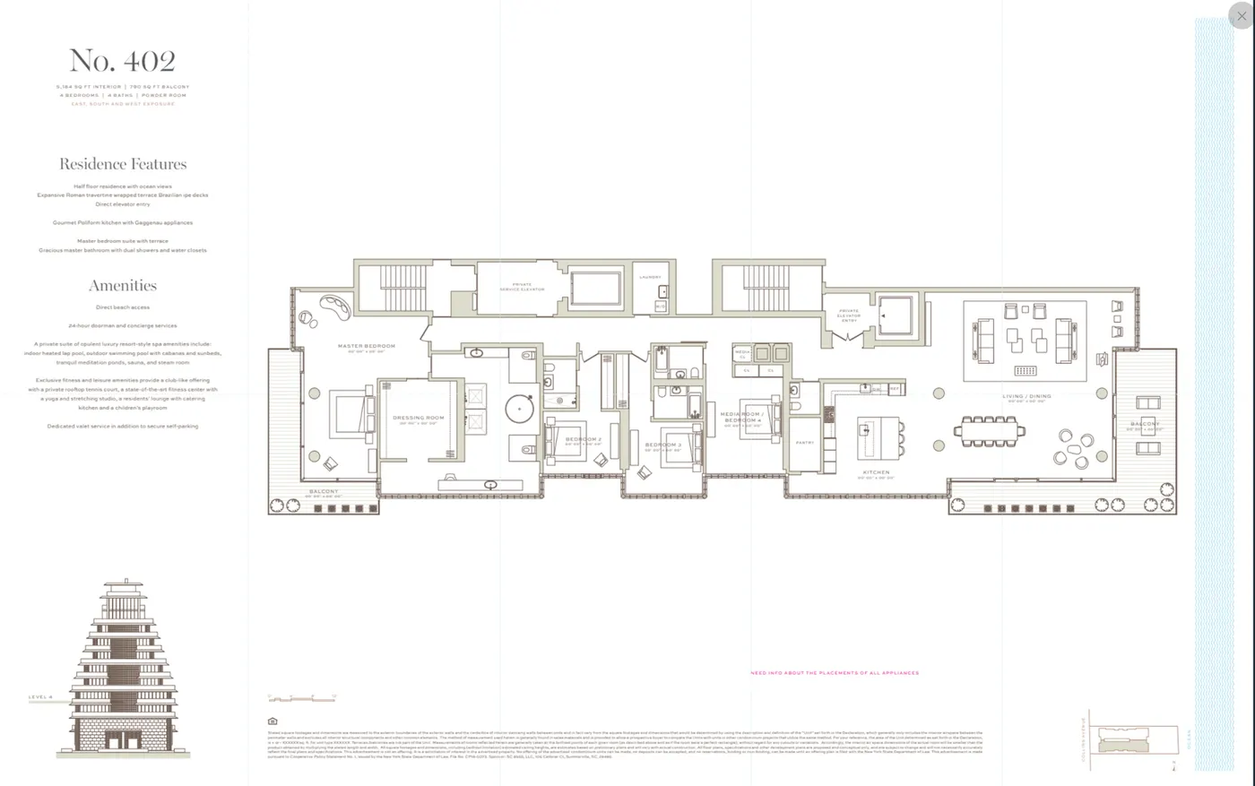 Planta 1 do Arte Surfside