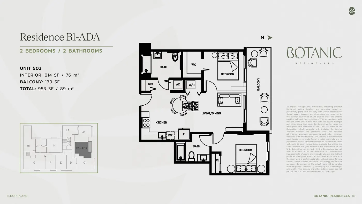 Planta 3 do Botanic Residences
