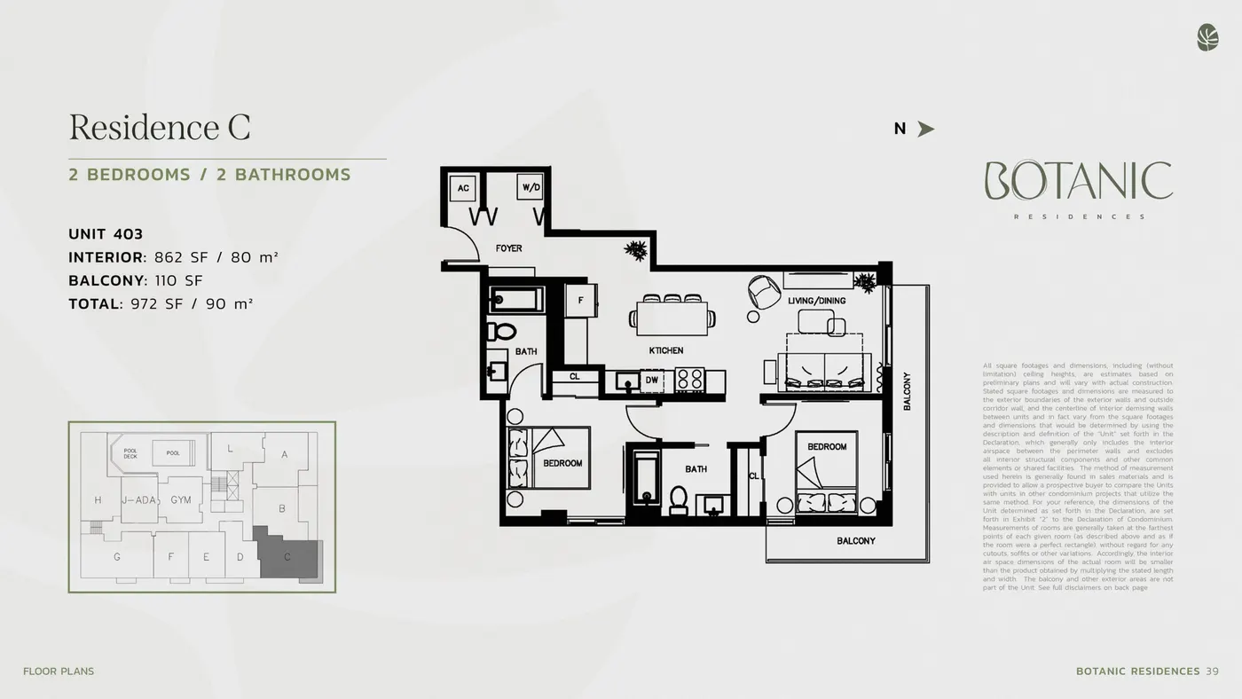 Planta 5 do Botanic Residences