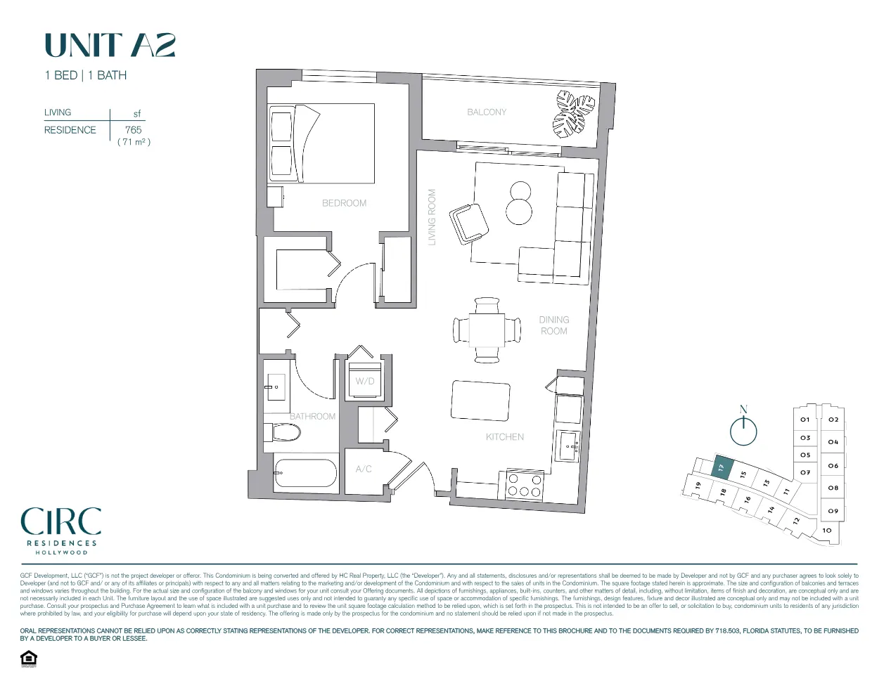 Planta 2 do CIRC Residences