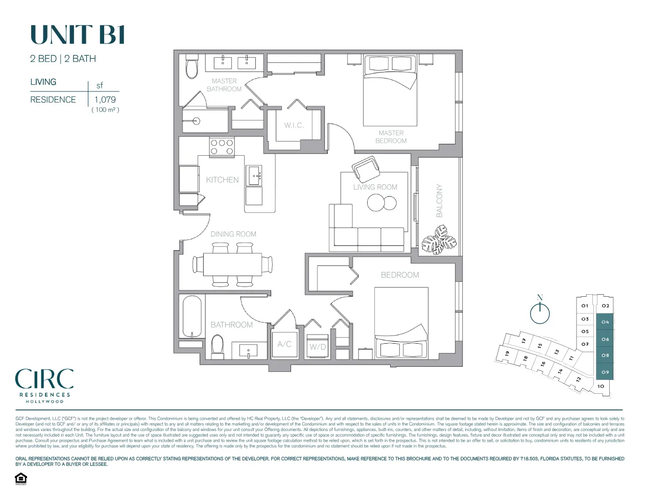 Planta 7 do CIRC Residences
