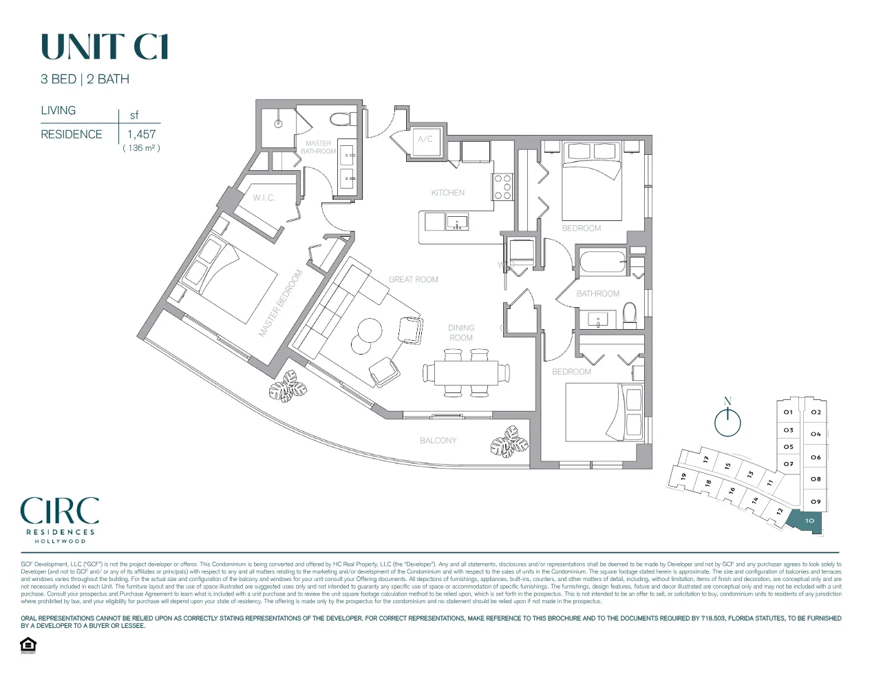Planta 8 do CIRC Residences