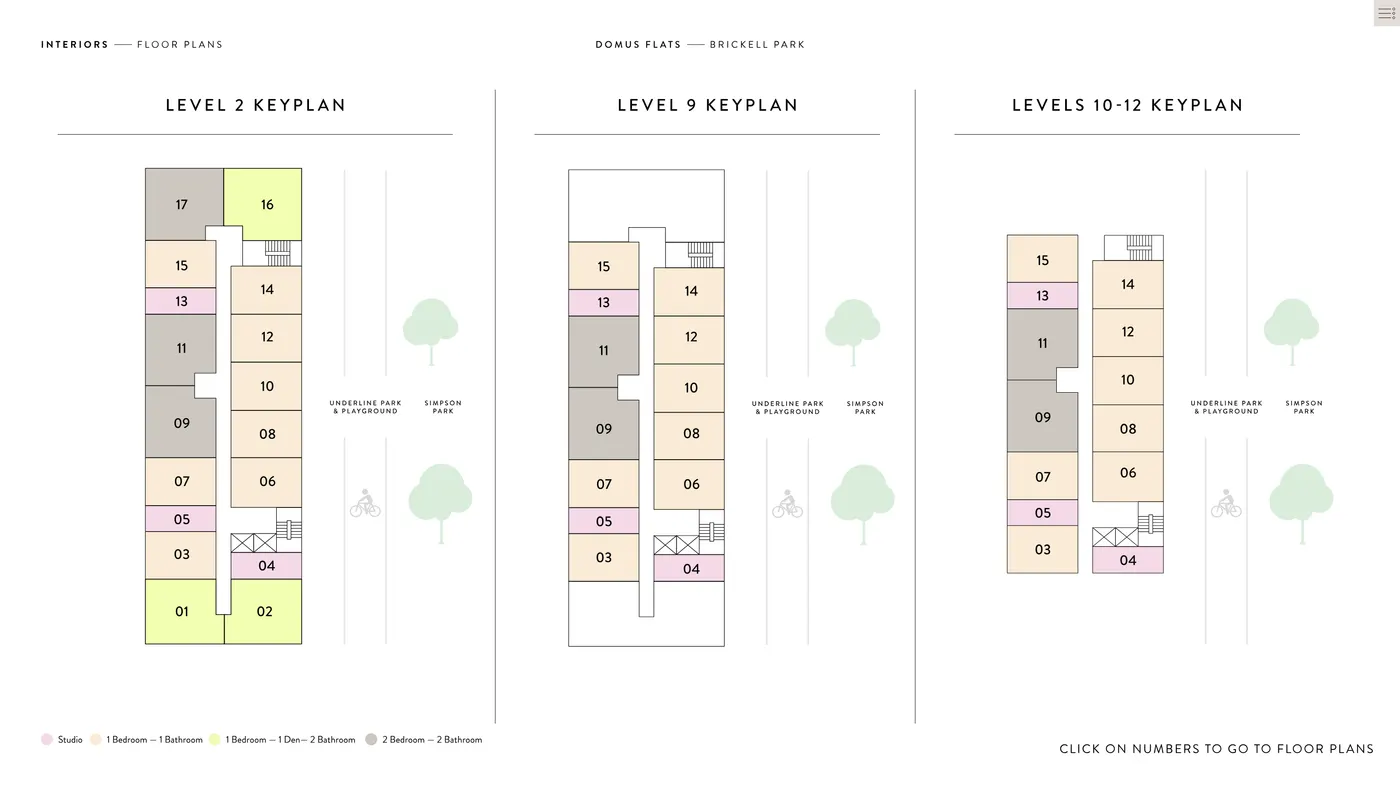 Planta 3 do DOMUS Brickell Park