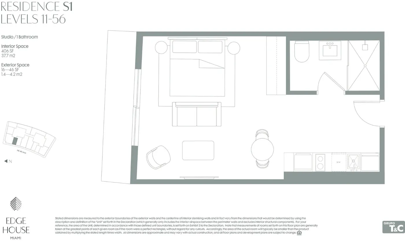 Planta 1 do Edge House
