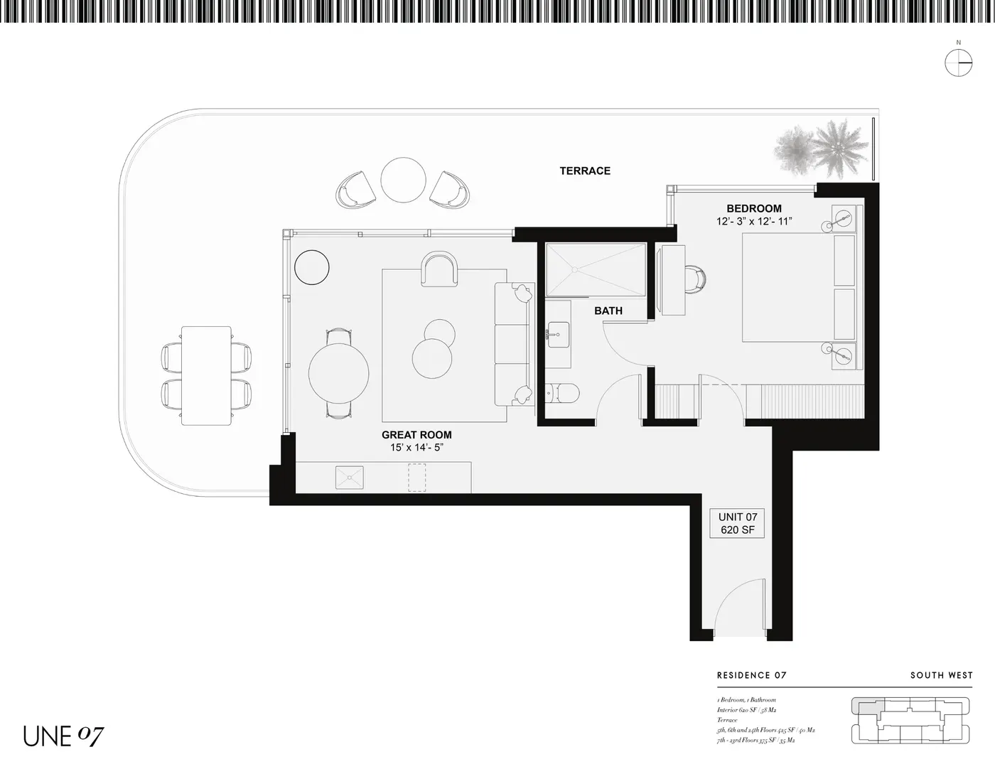 Planta 4 do ELLE Residences