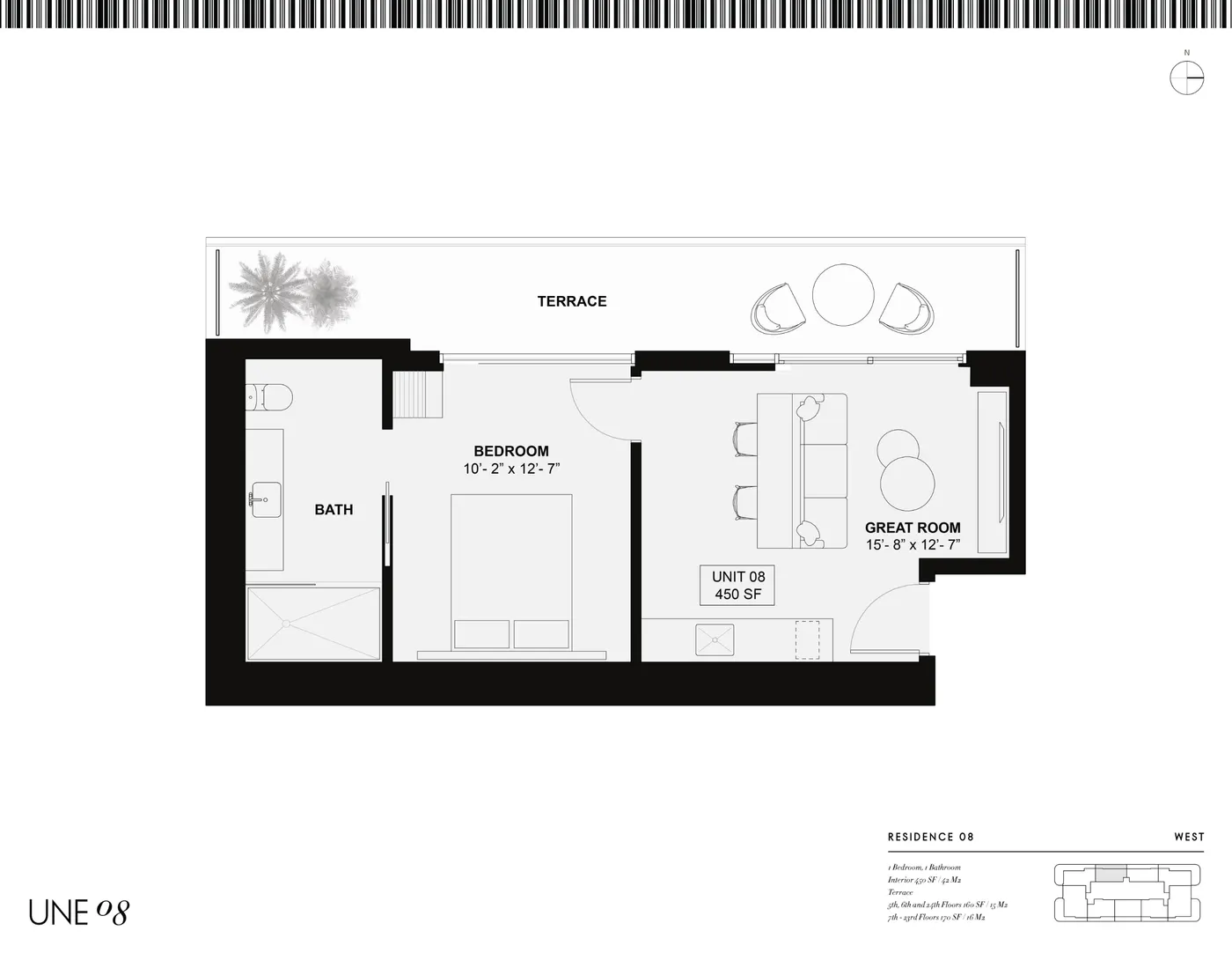 Planta 5 do ELLE Residences