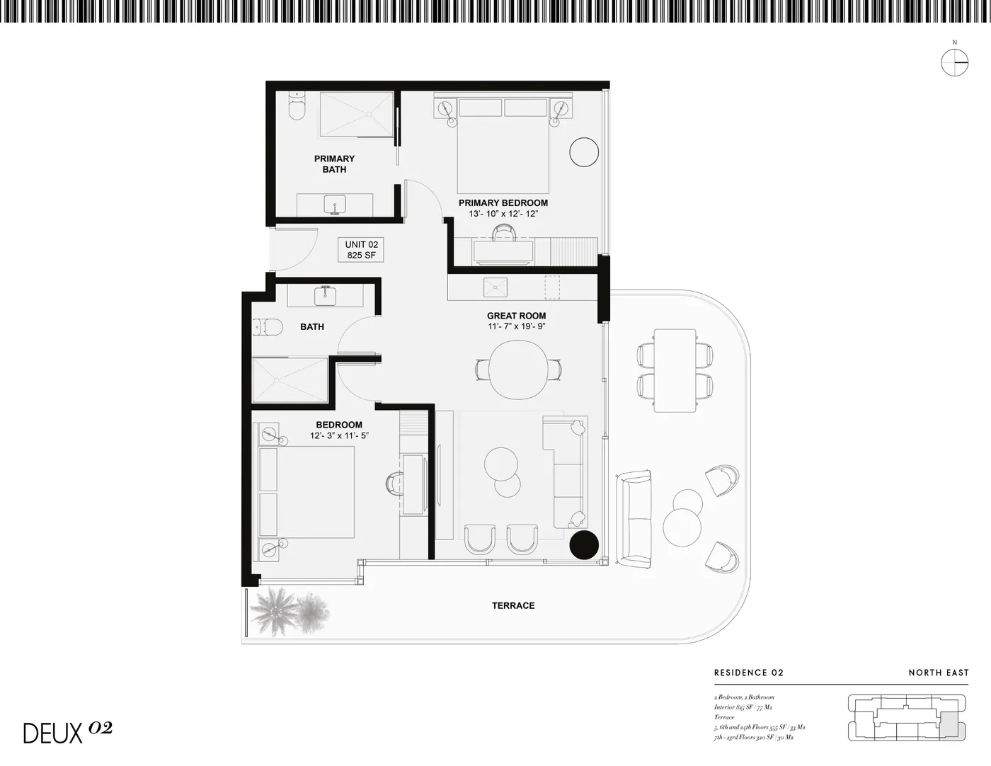 Planta 8 do ELLE Residences