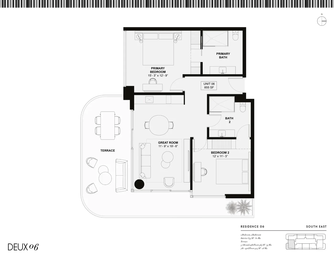 Planta 9 do ELLE Residences