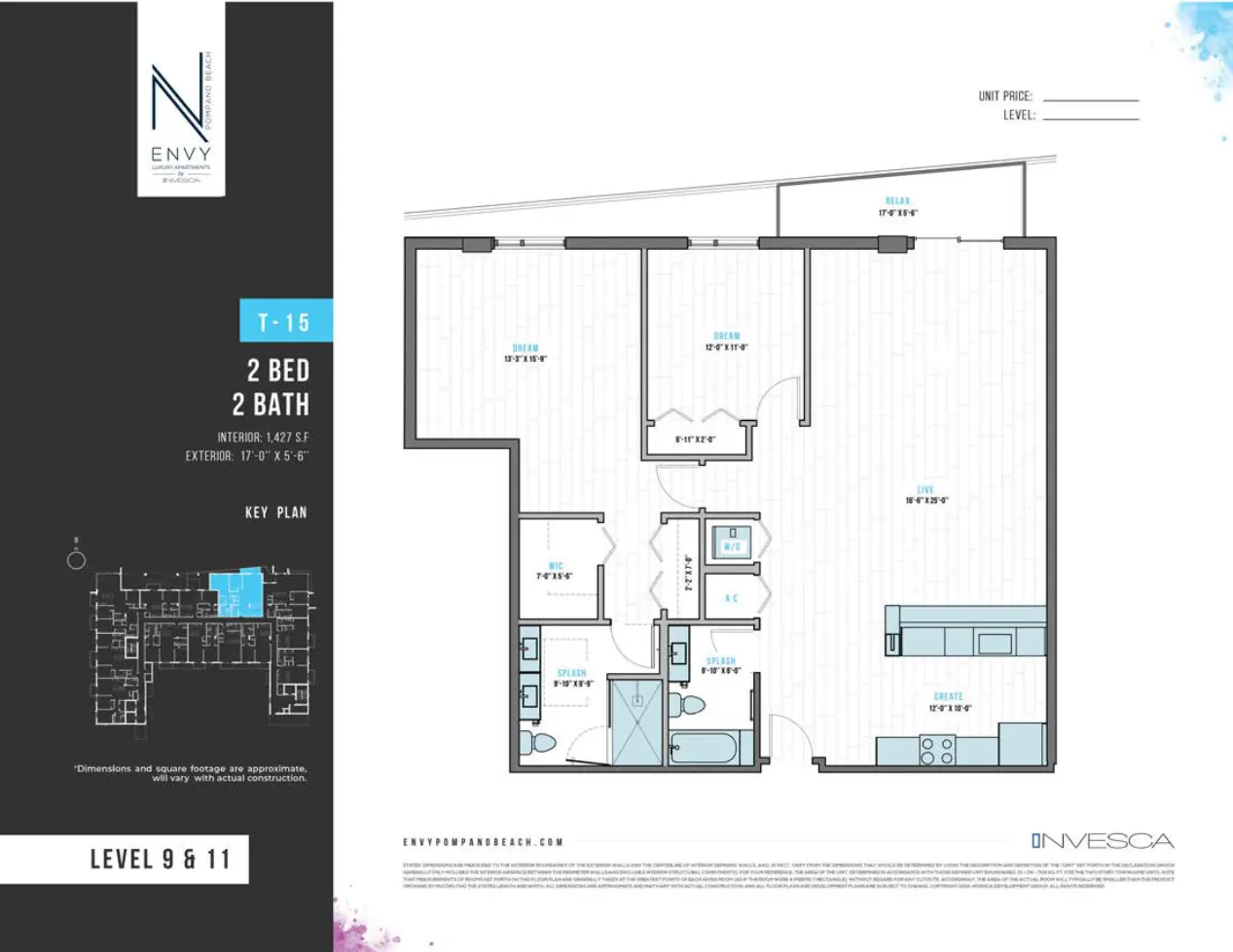 Planta 3 do Envy Residences