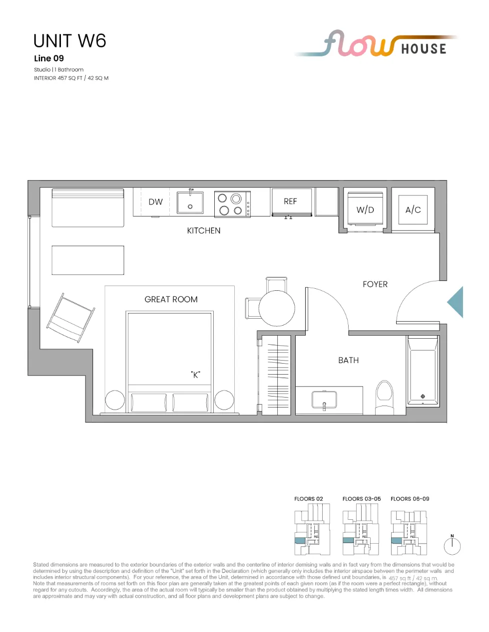 Planta 1 do Flow House Miami