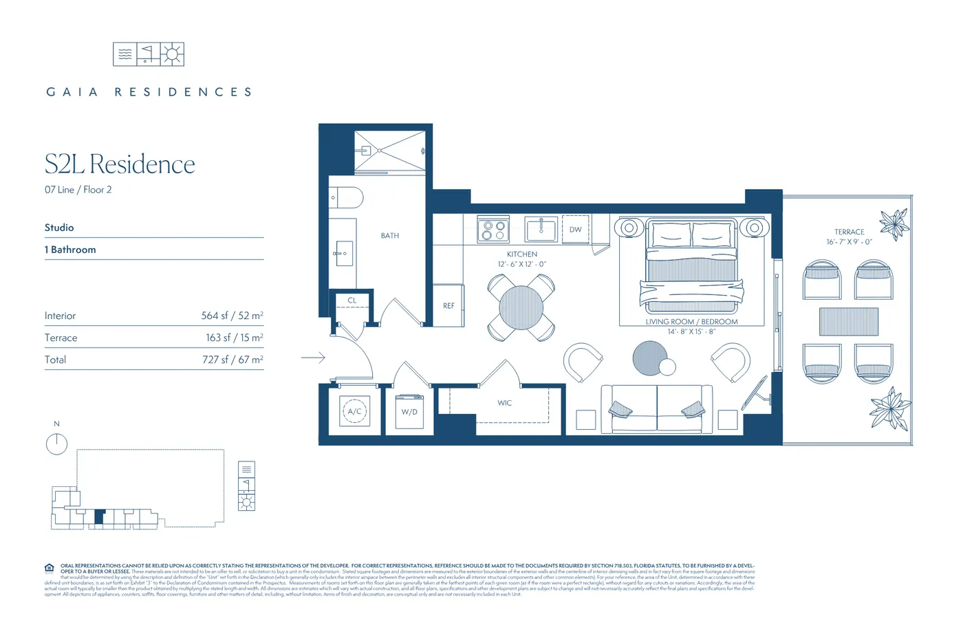 Planta 2 do GAIA Residences