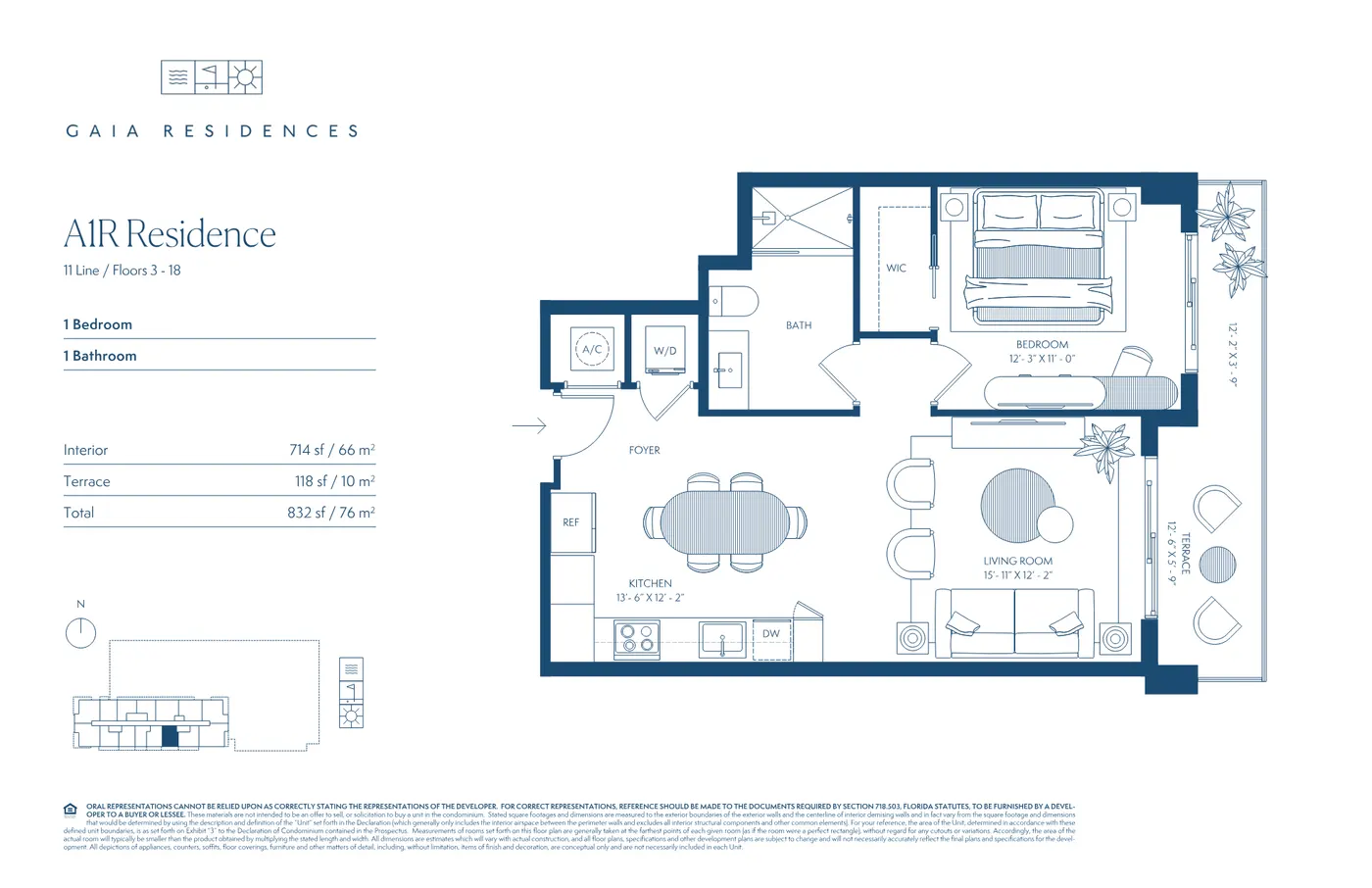 Planta 6 do GAIA Residences