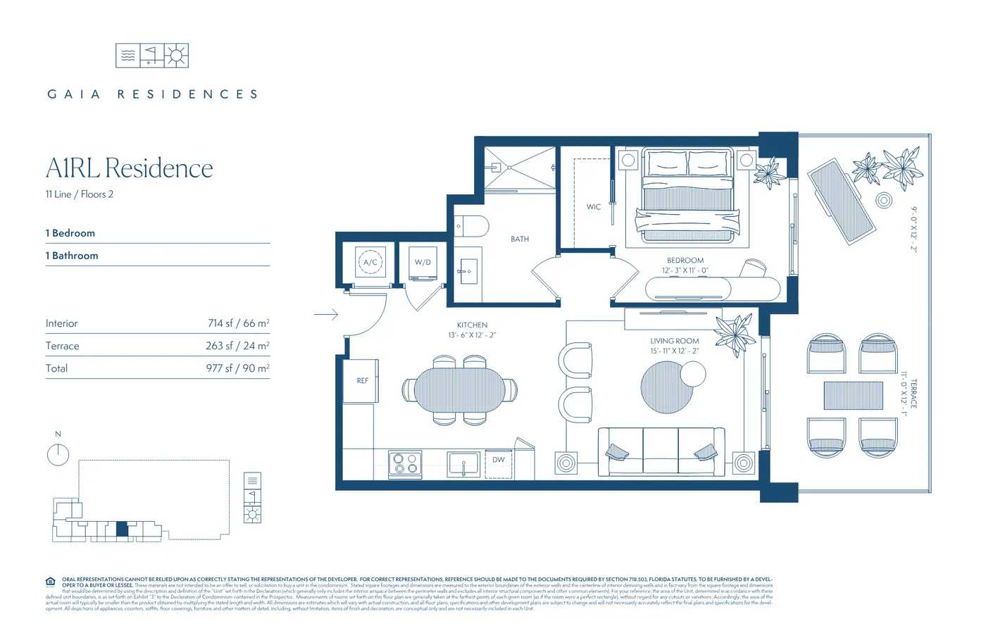 Planta 8 do GAIA Residences