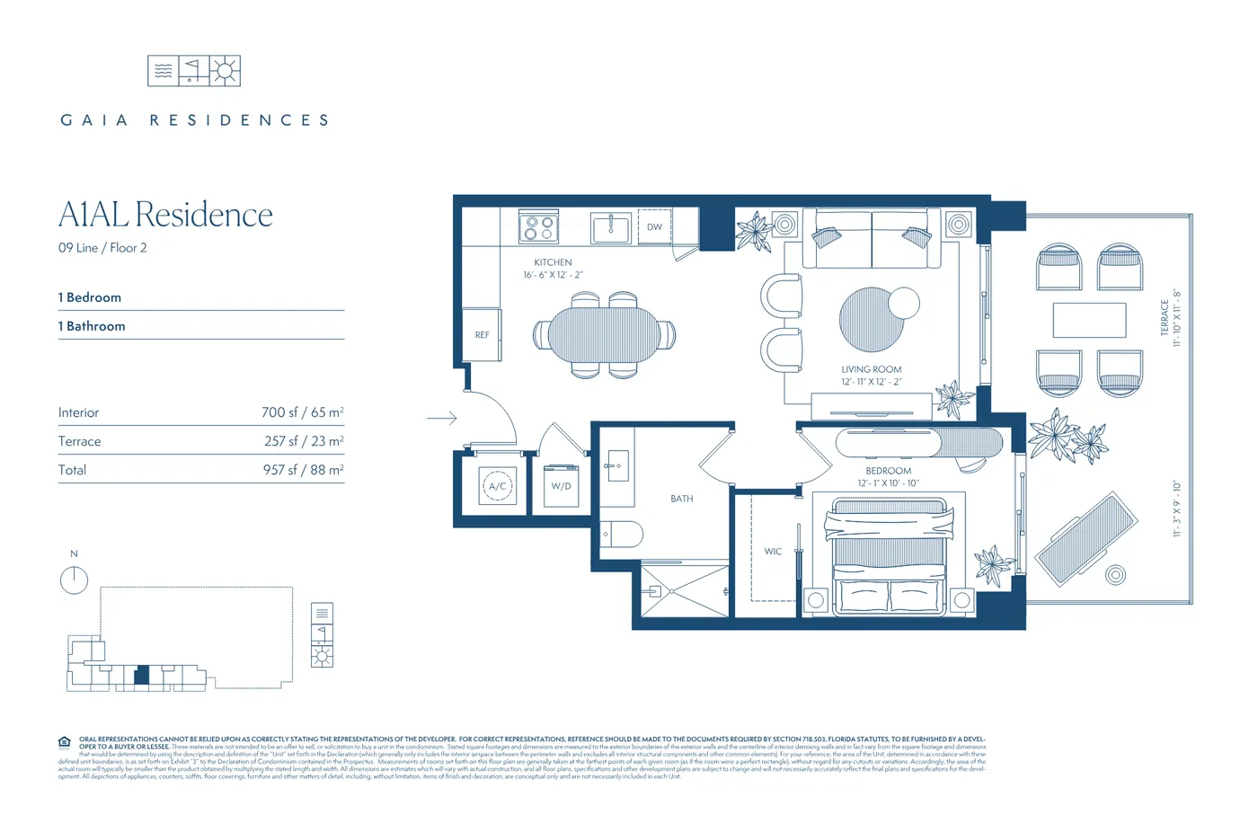 Planta 10 do GAIA Residences