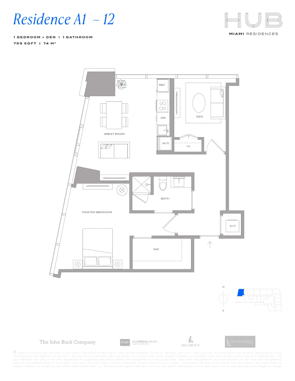 Planta 8 do HUB Residences