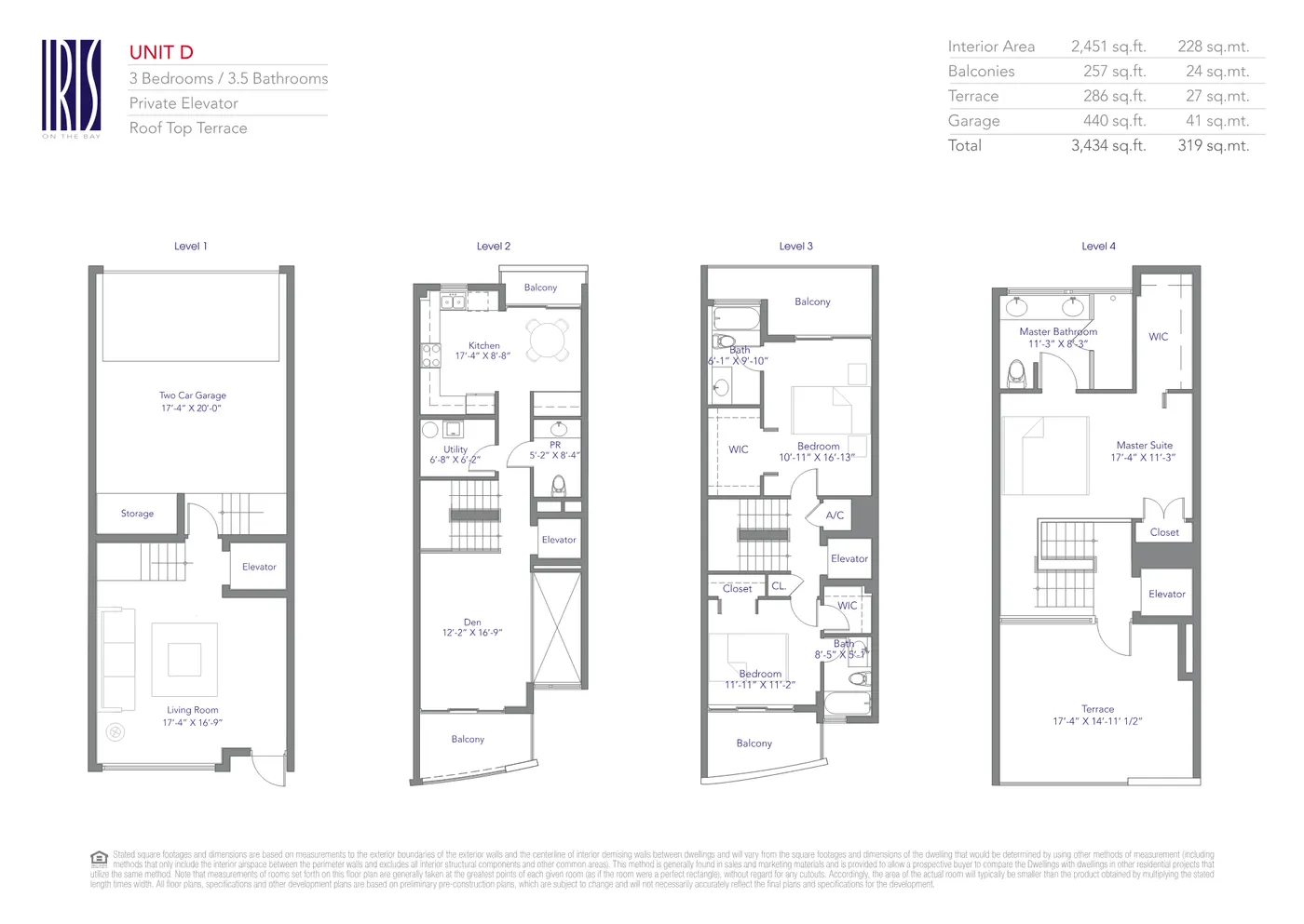 Planta 4 do Iris on the Bay