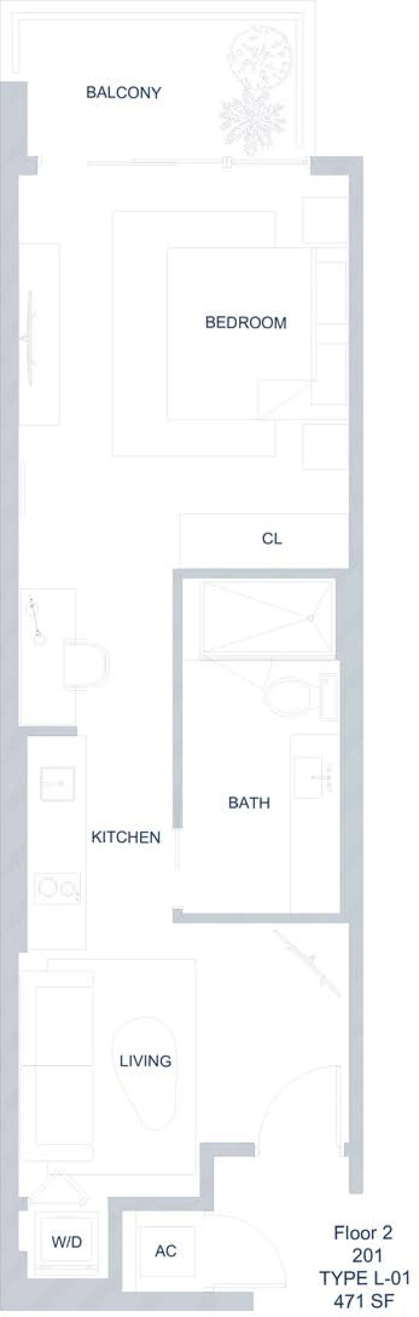 Planta 1 do MILLUX PLACE