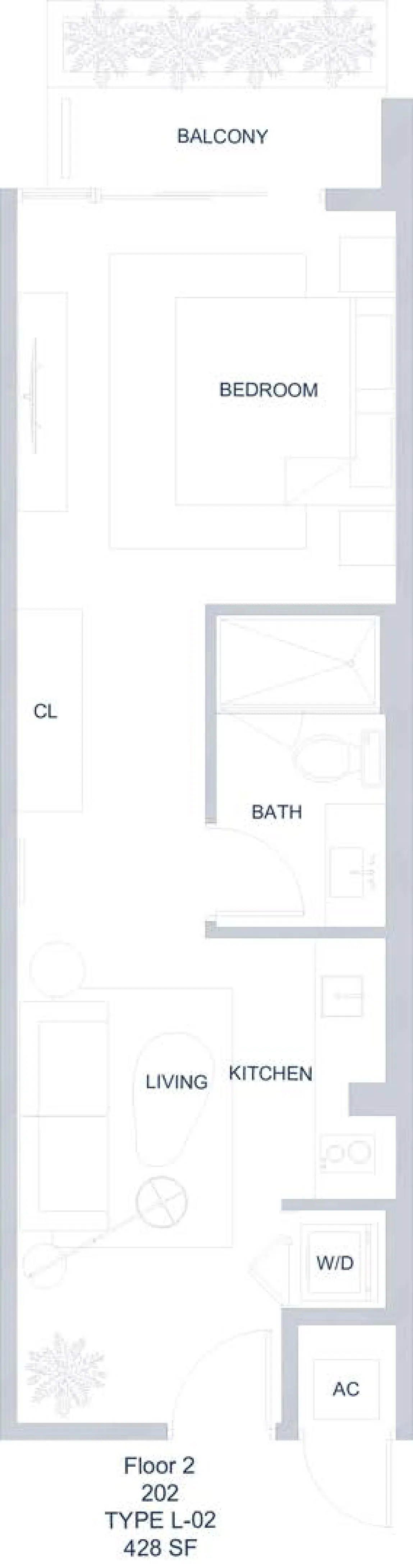 Planta 2 do MILLUX PLACE