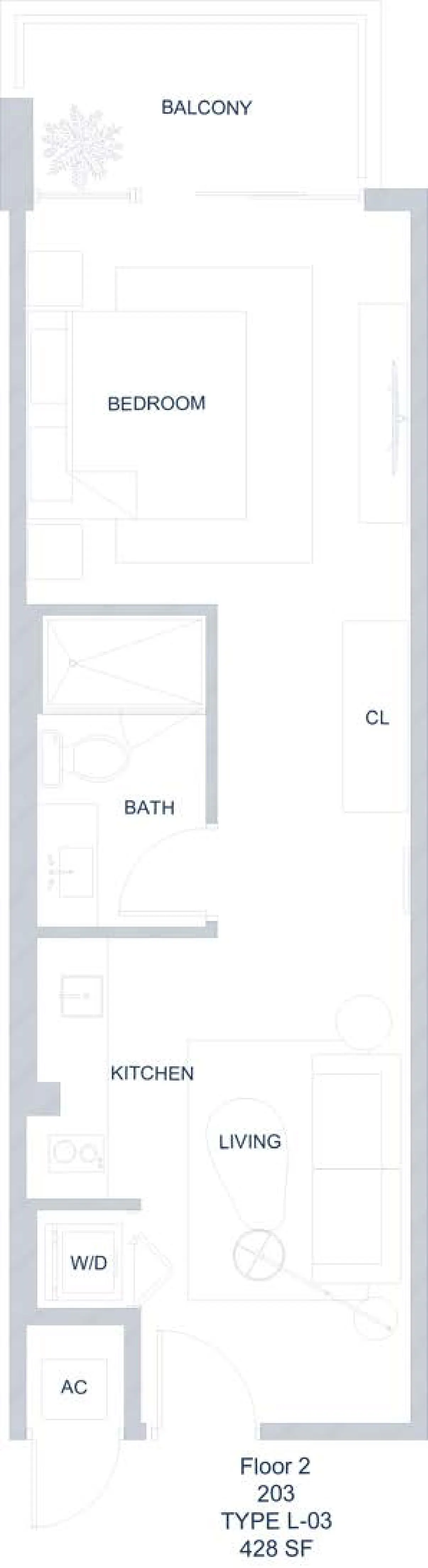 Planta 3 do MILLUX PLACE