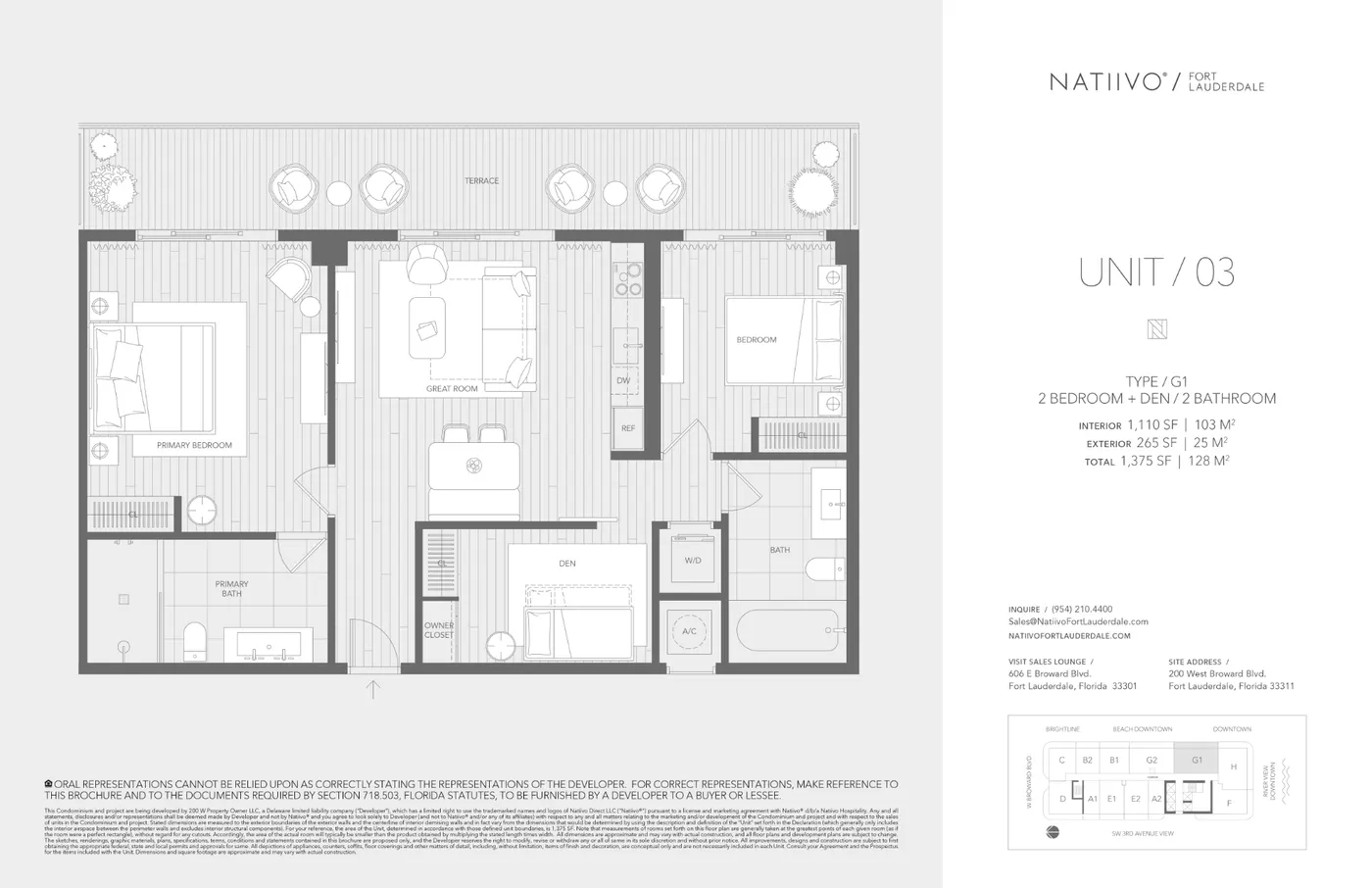 Planta 2 do NATIIVO FT LAUDERDALE