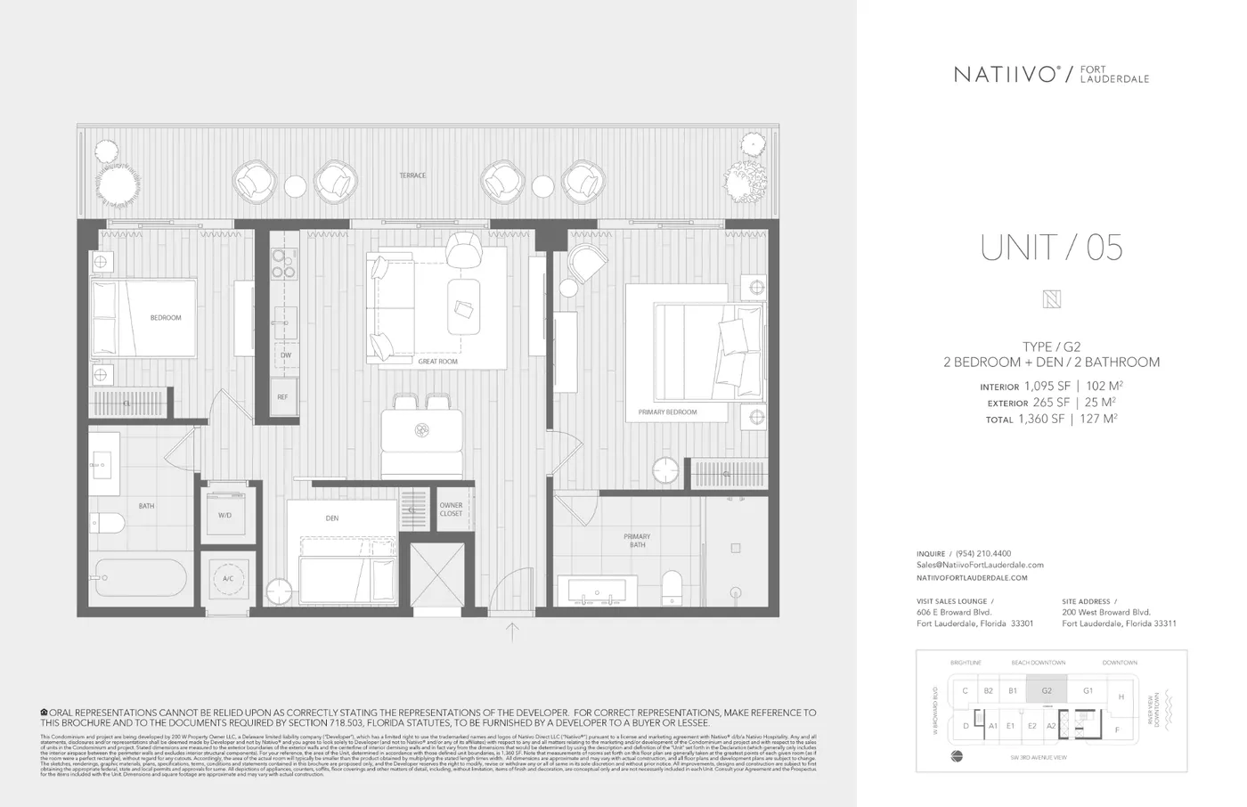 Planta 4 do NATIIVO FT LAUDERDALE