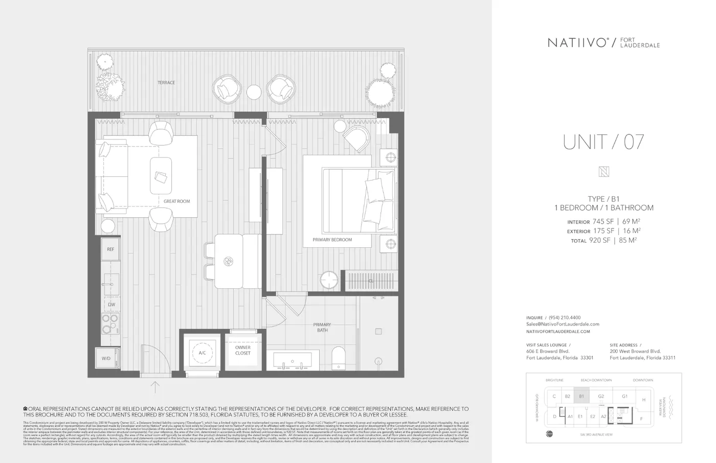 Planta 6 do NATIIVO FT LAUDERDALE