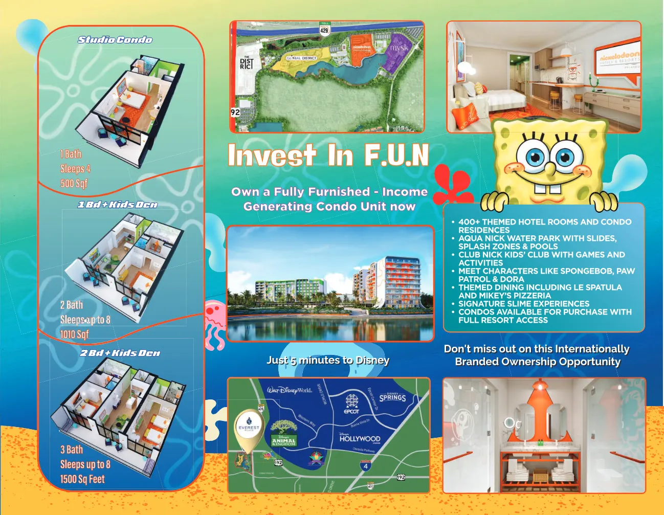 Planta 2 do NICKELODEON Hotel & Resort