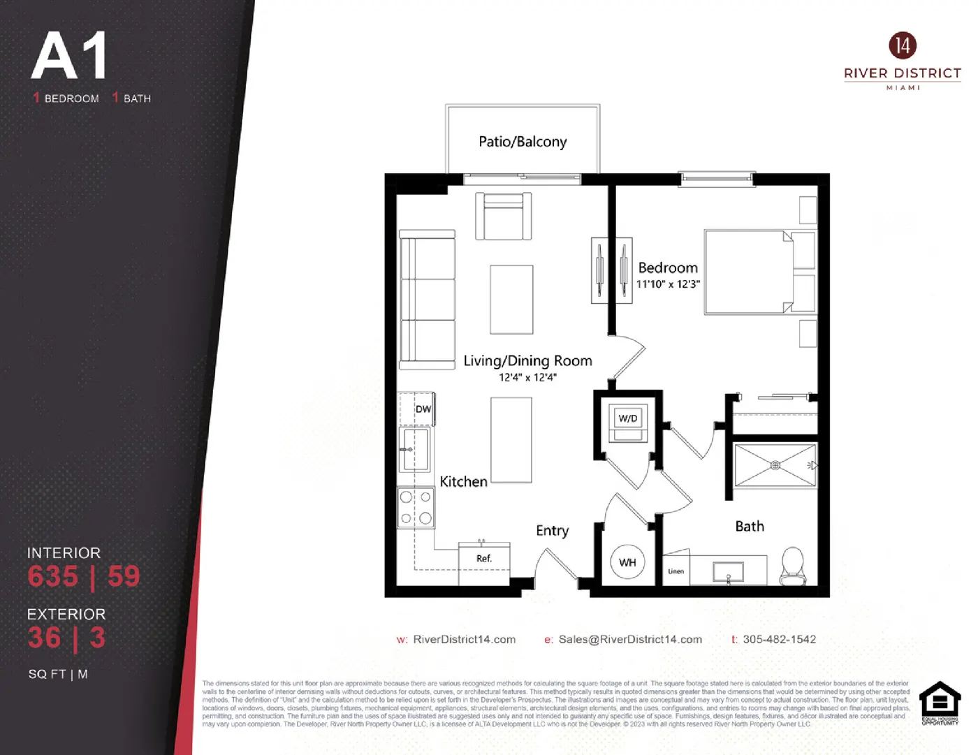 Planta 1 do River District 14