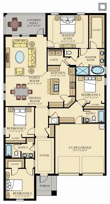 Planta 3 do Storey Grove Estates