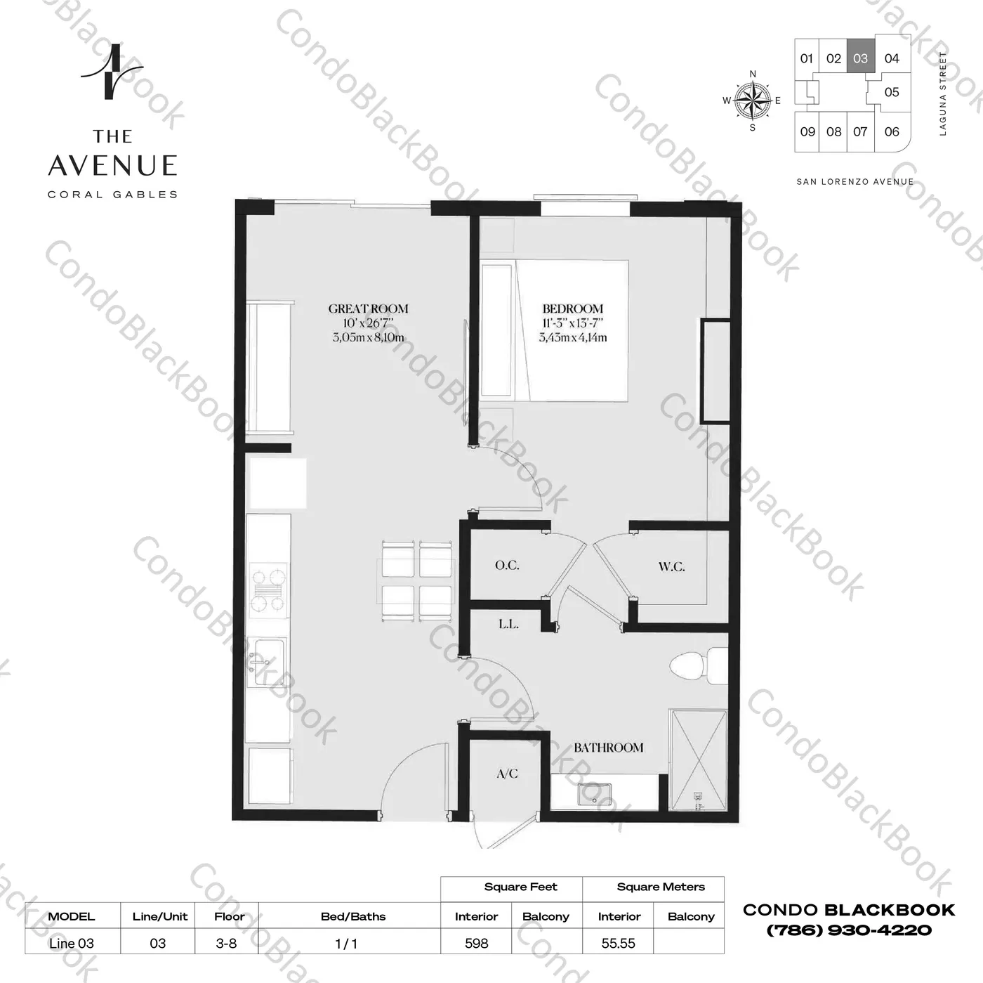 Planta 3 do The Avenue