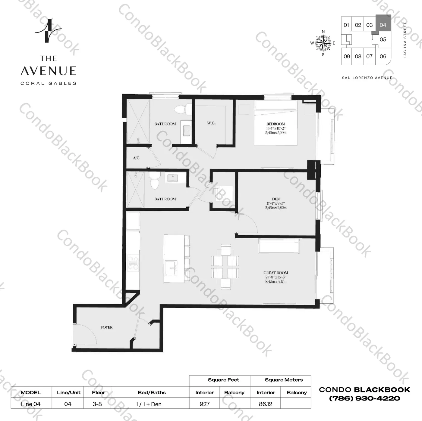 Planta 4 do The Avenue