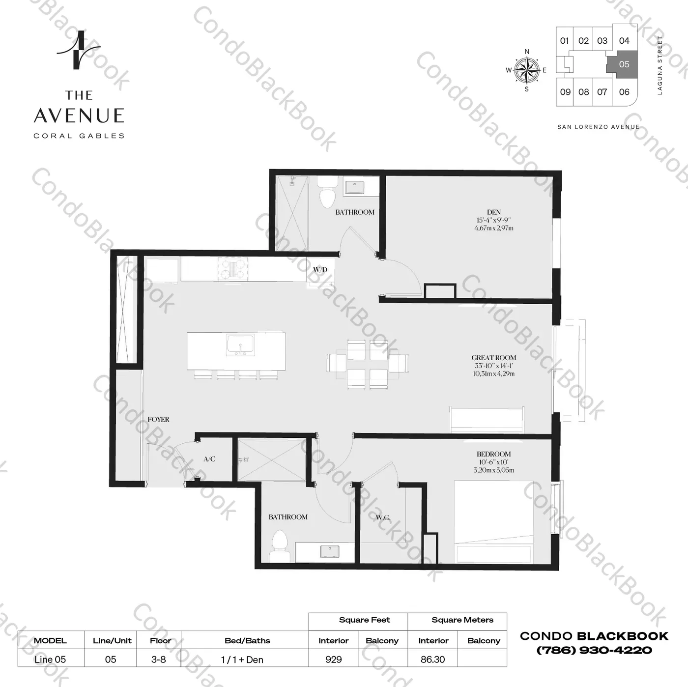 Planta 5 do The Avenue