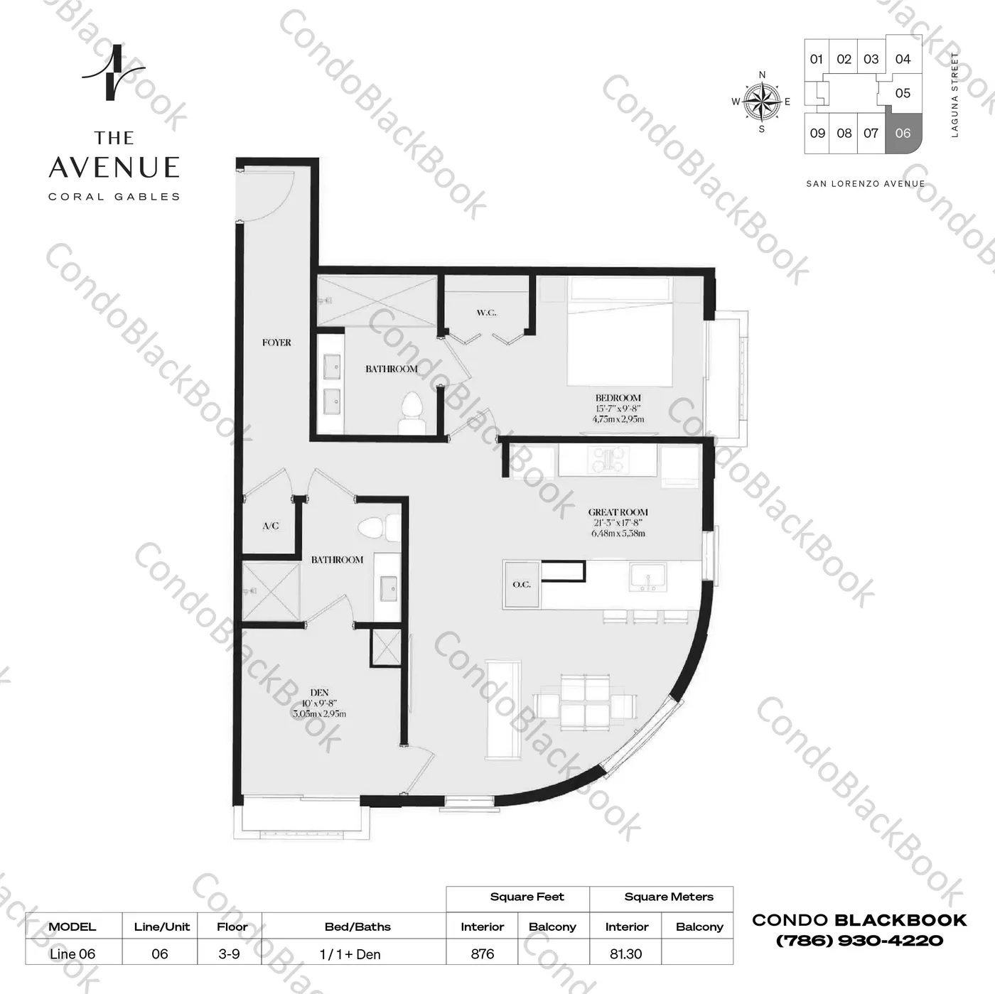 Planta 6 do The Avenue