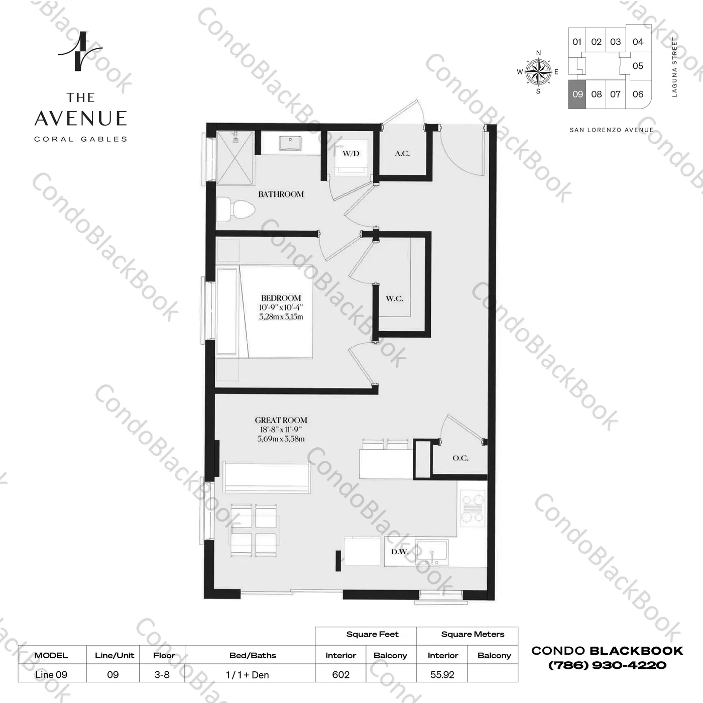 Planta 9 do The Avenue