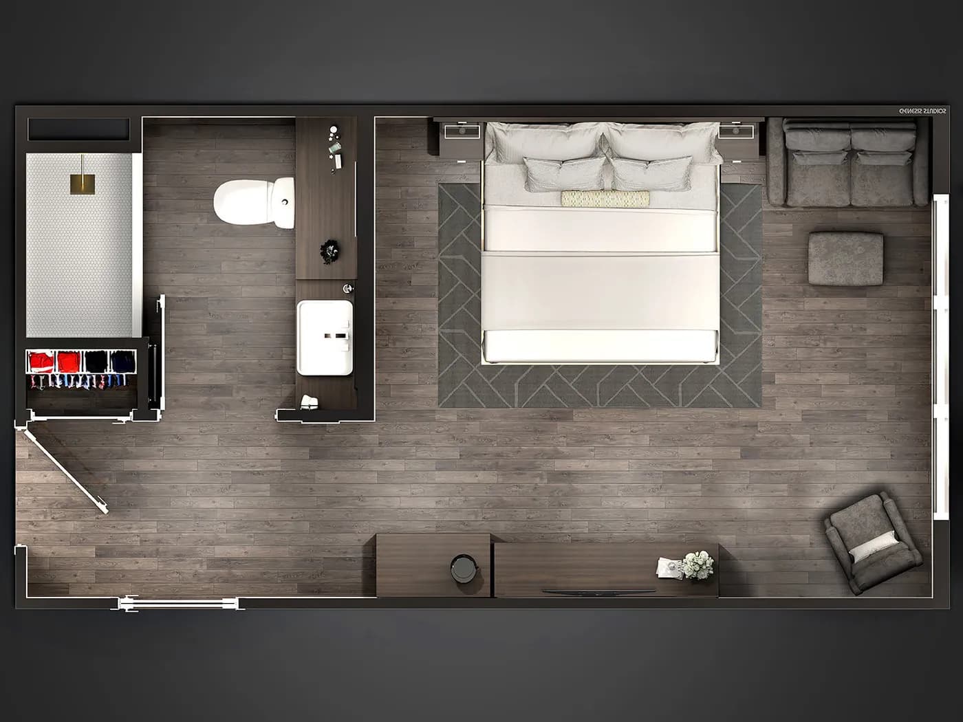 Planta 1 do The Grove Residences