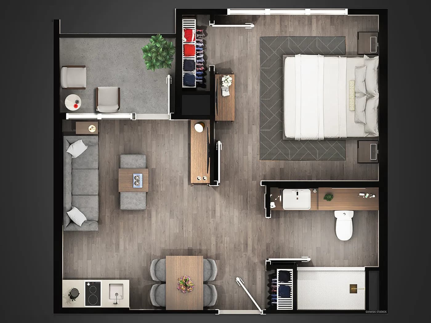Planta 2 do The Grove Residences
