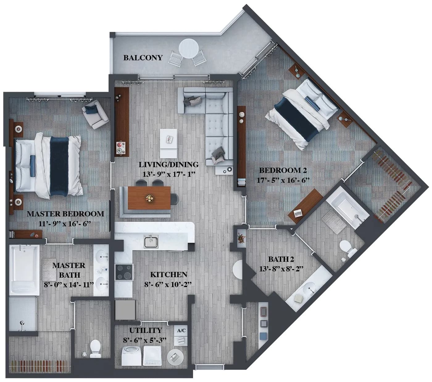 Planta 4 do The Grove Residences