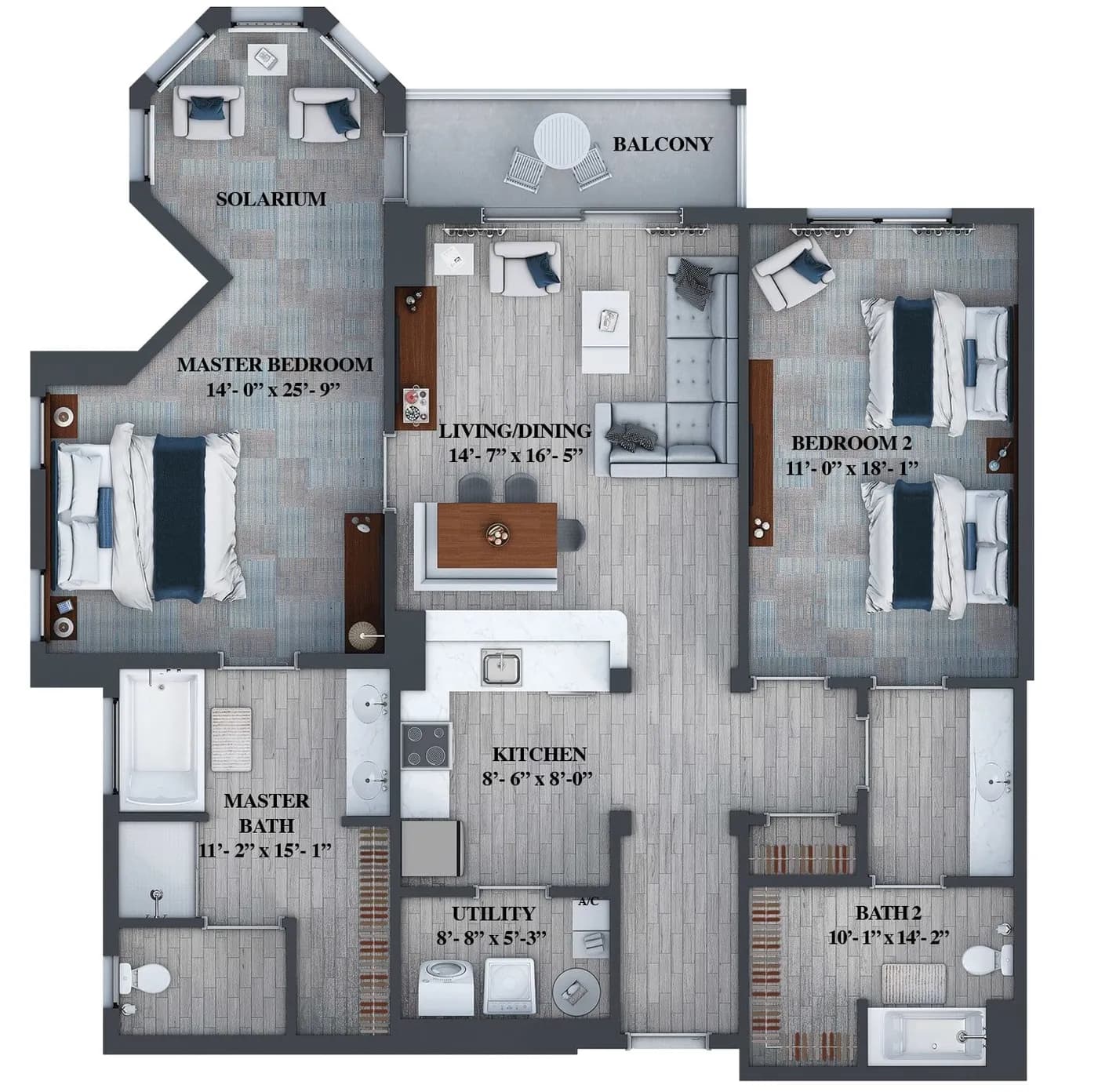 Planta 6 do The Grove Residences