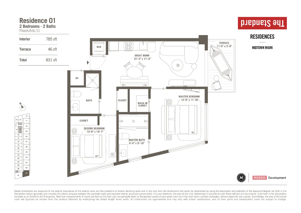 Planta 1 do The Standard