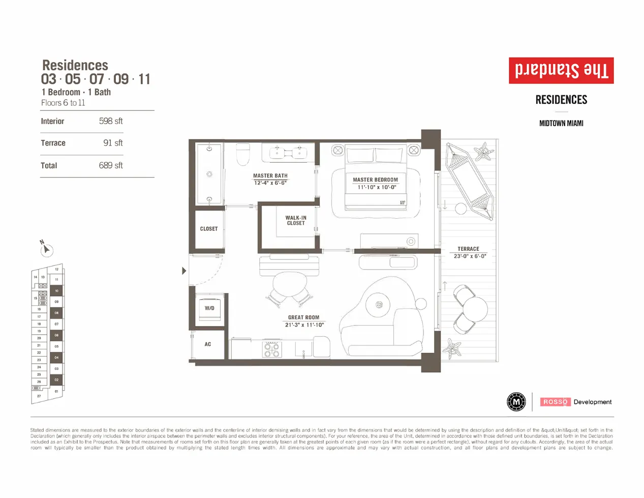 Planta 4 do The Standard