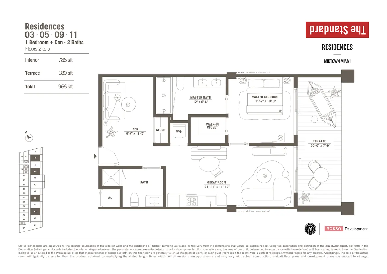 Planta 5 do The Standard