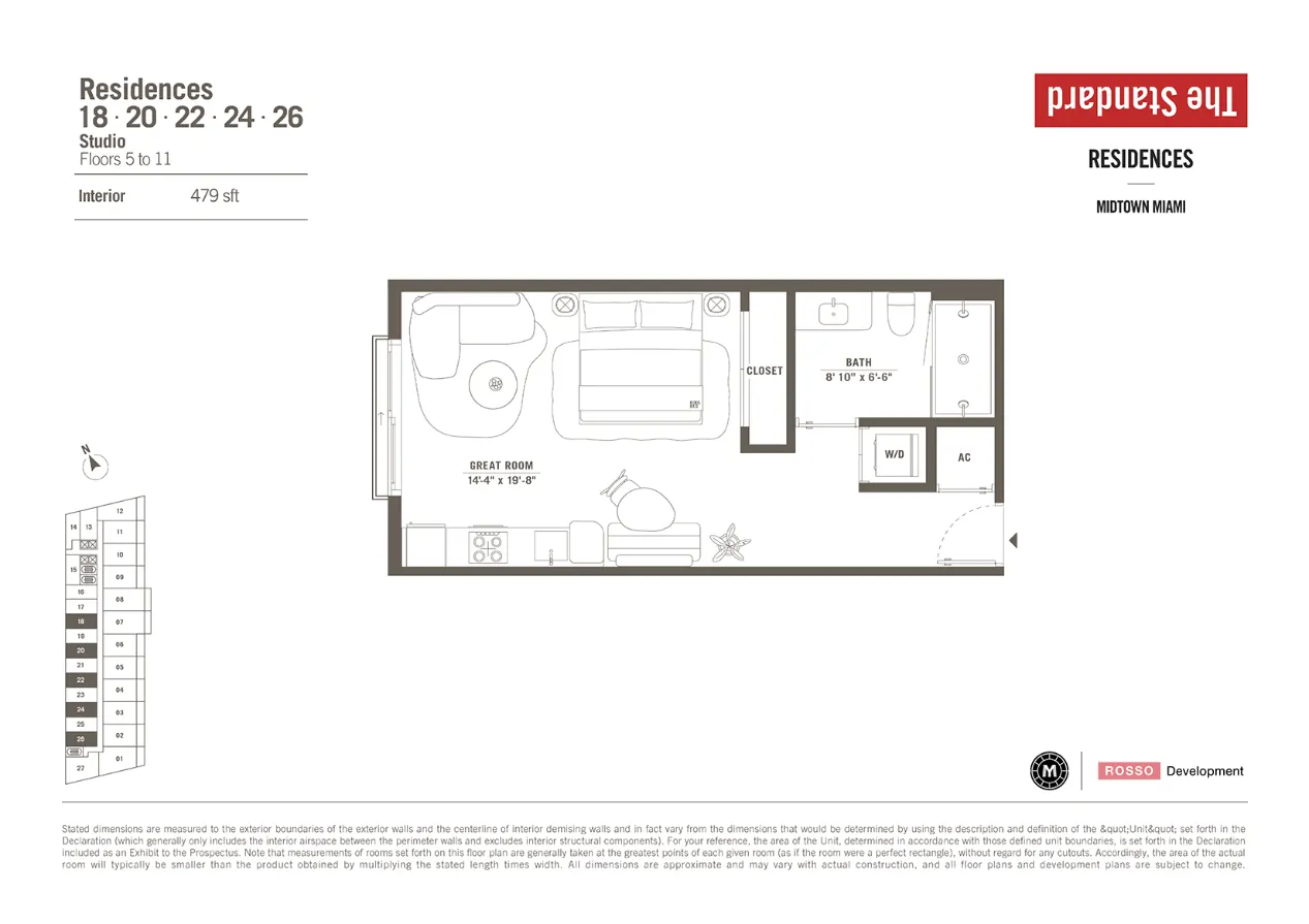 Planta 9 do The Standard