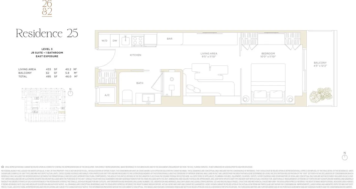 Planta 2 do Twenty Sixth & 2nd · Wynwood Residences