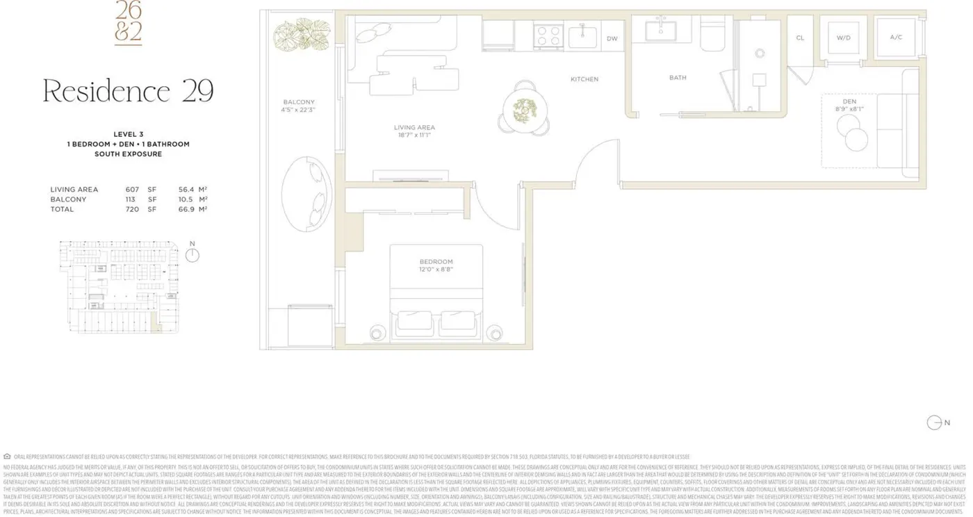Planta 6 do Twenty Sixth & 2nd · Wynwood Residences
