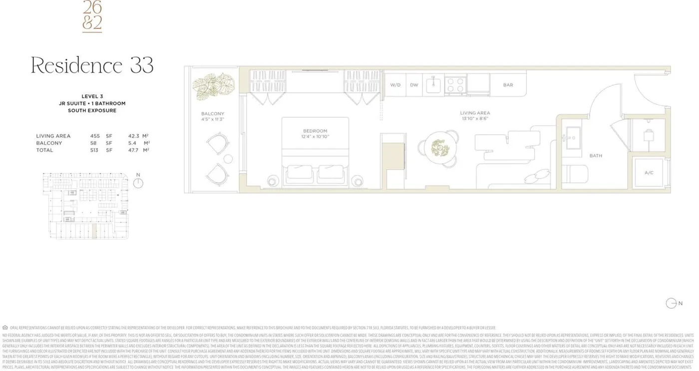 Planta 10 do Twenty Sixth & 2nd · Wynwood Residences